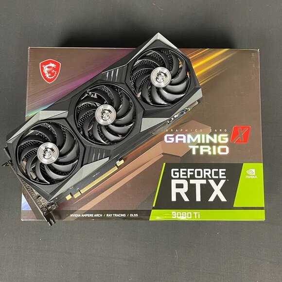 MSI GeForce RTX 3080 Ti GAMING X TRIO 12GB GDDR6X Graphics Card - Picture 1 of 3